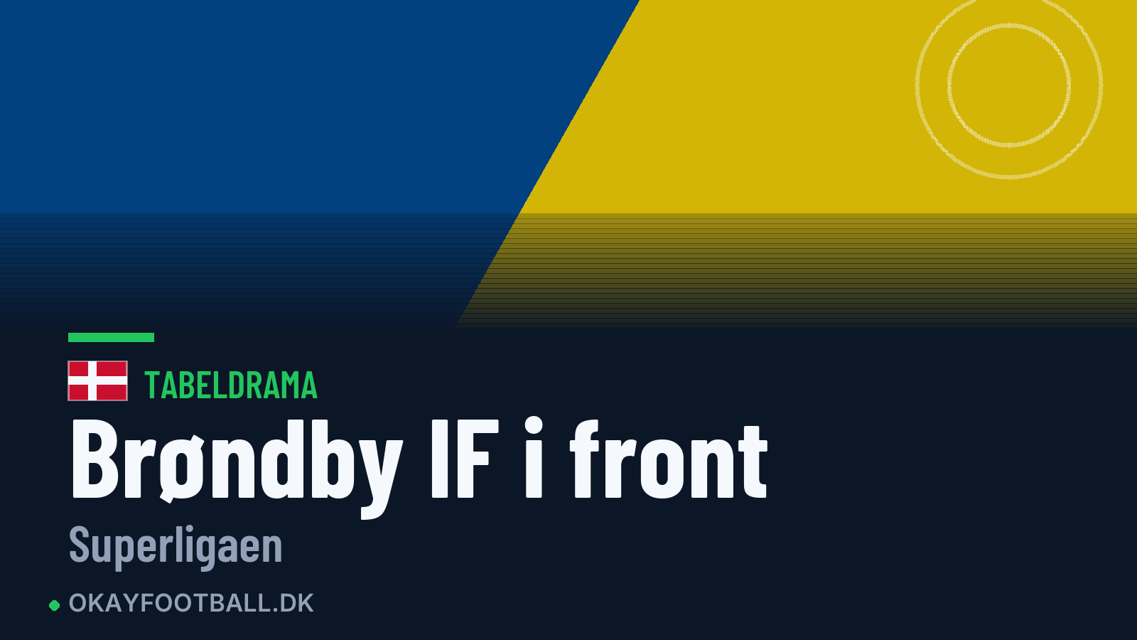 Brøndby IF er ny nummer 1 i Superligaen