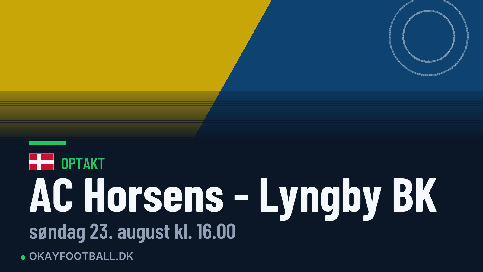 Optakt: AC Horsens mod Lyngby BK