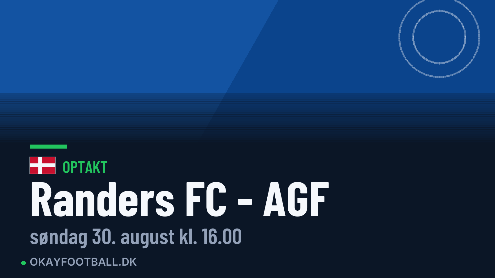 Optakt: Randers FC mod AGF