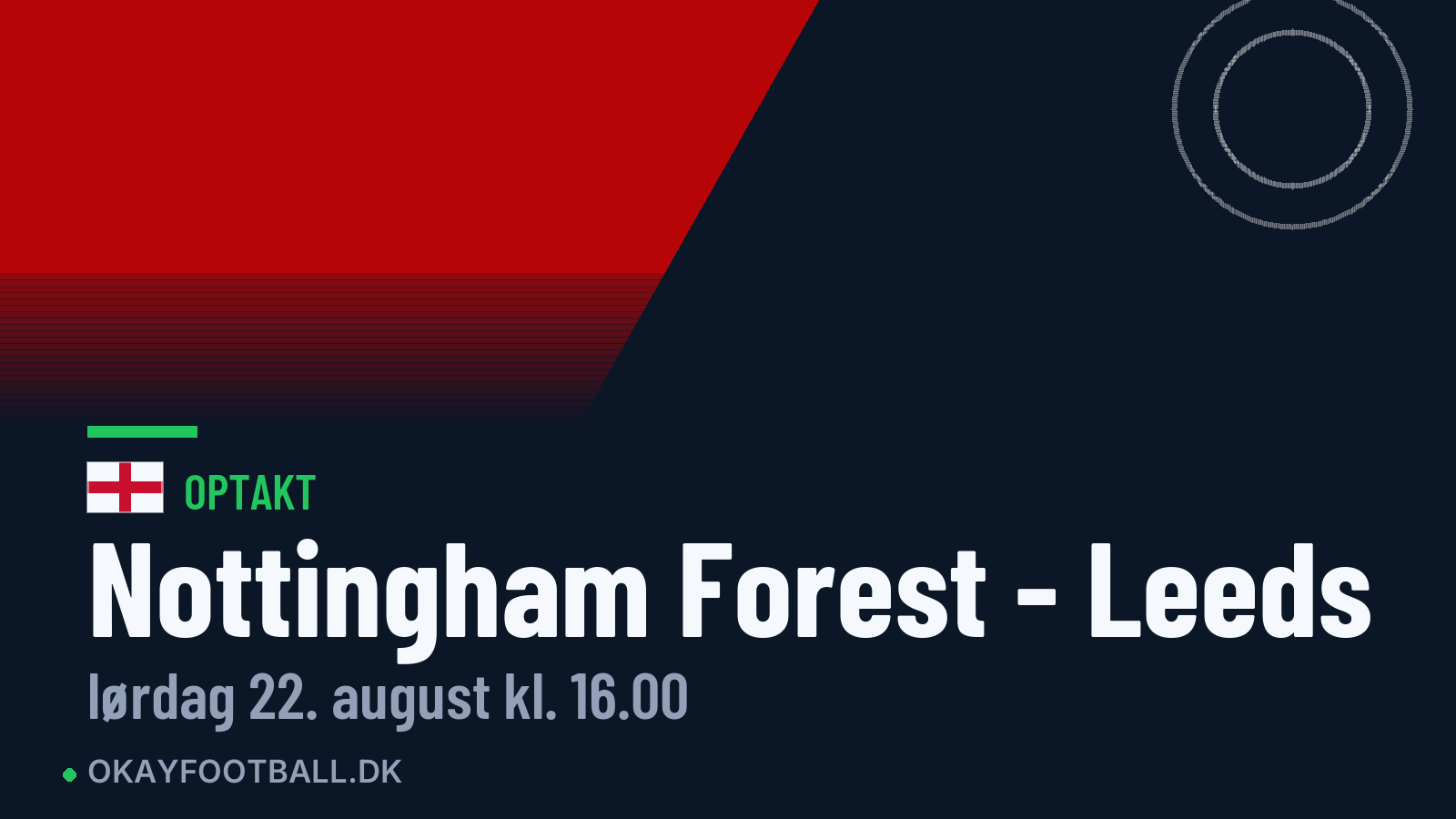 Optakt: Nottingham Forest mod Leeds