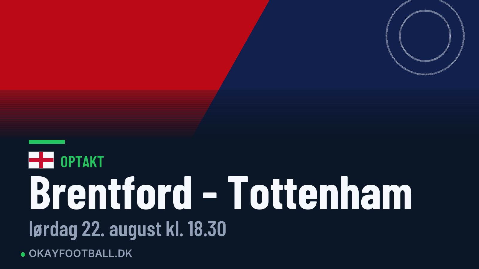 Optakt: Brentford mod Tottenham