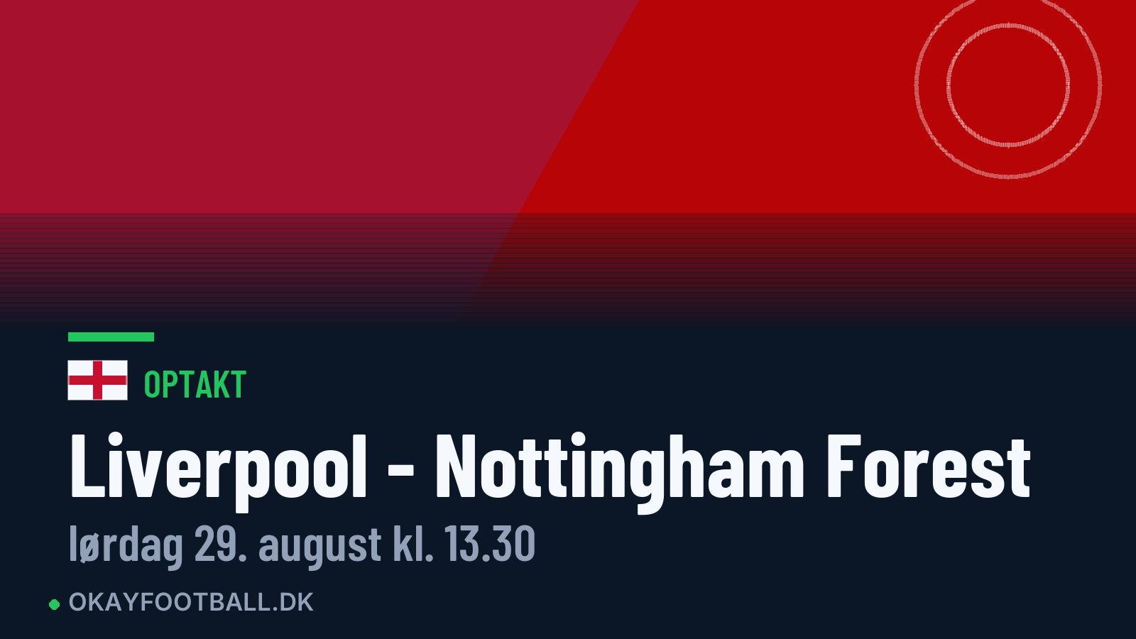 Optakt: Liverpool mod Nottingham Forest