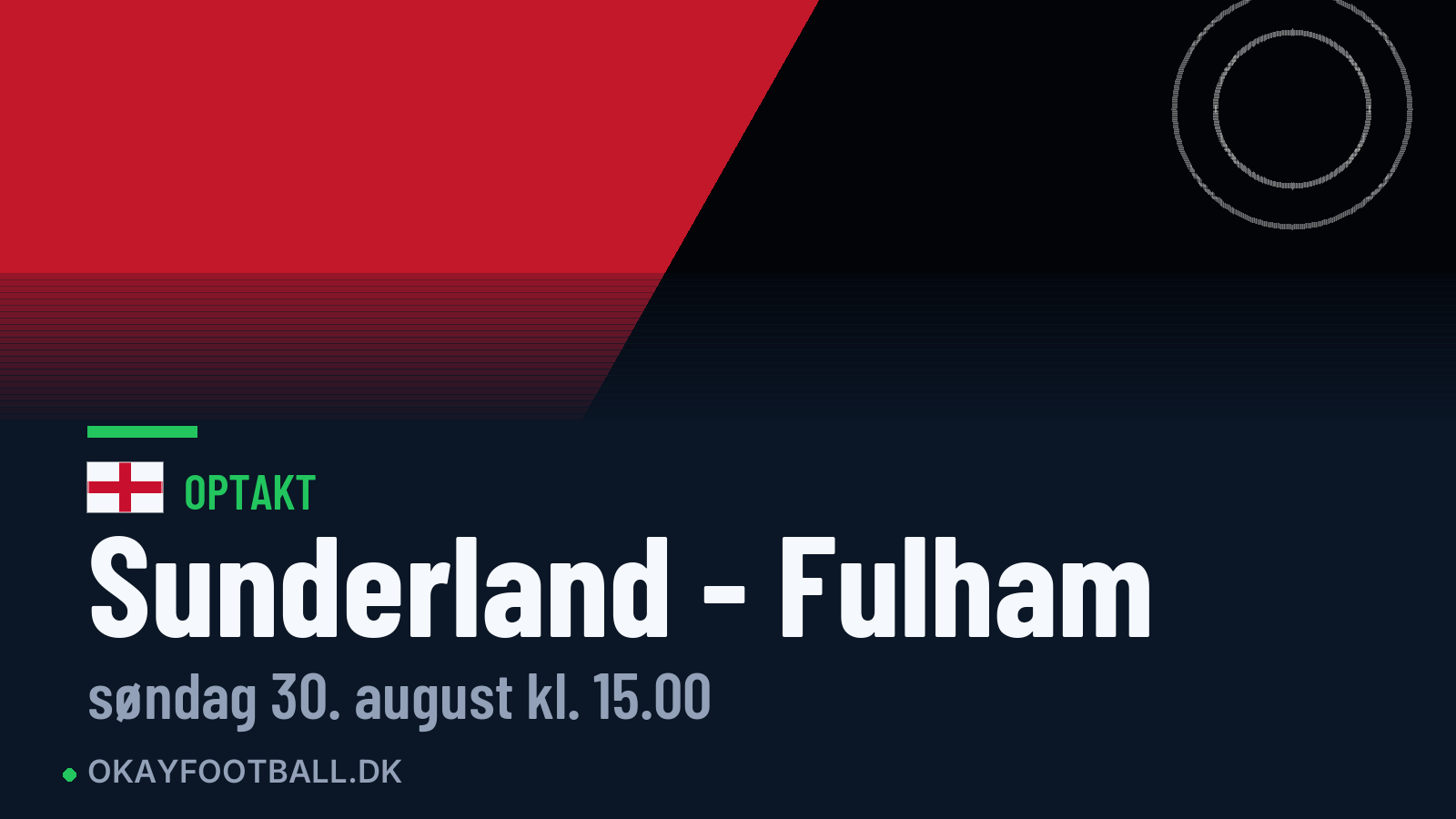 Optakt: Sunderland mod Fulham
