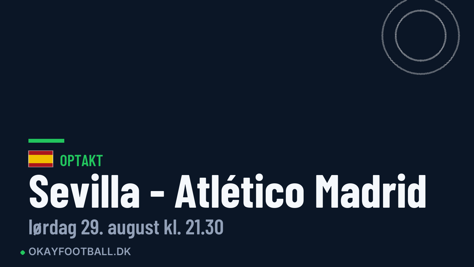 Optakt: Sevilla mod Atlético Madrid