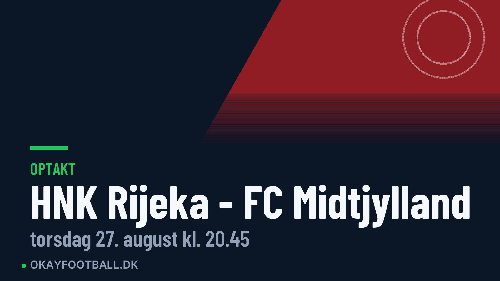 Optakt: HNK Rijeka mod FC Midtjylland