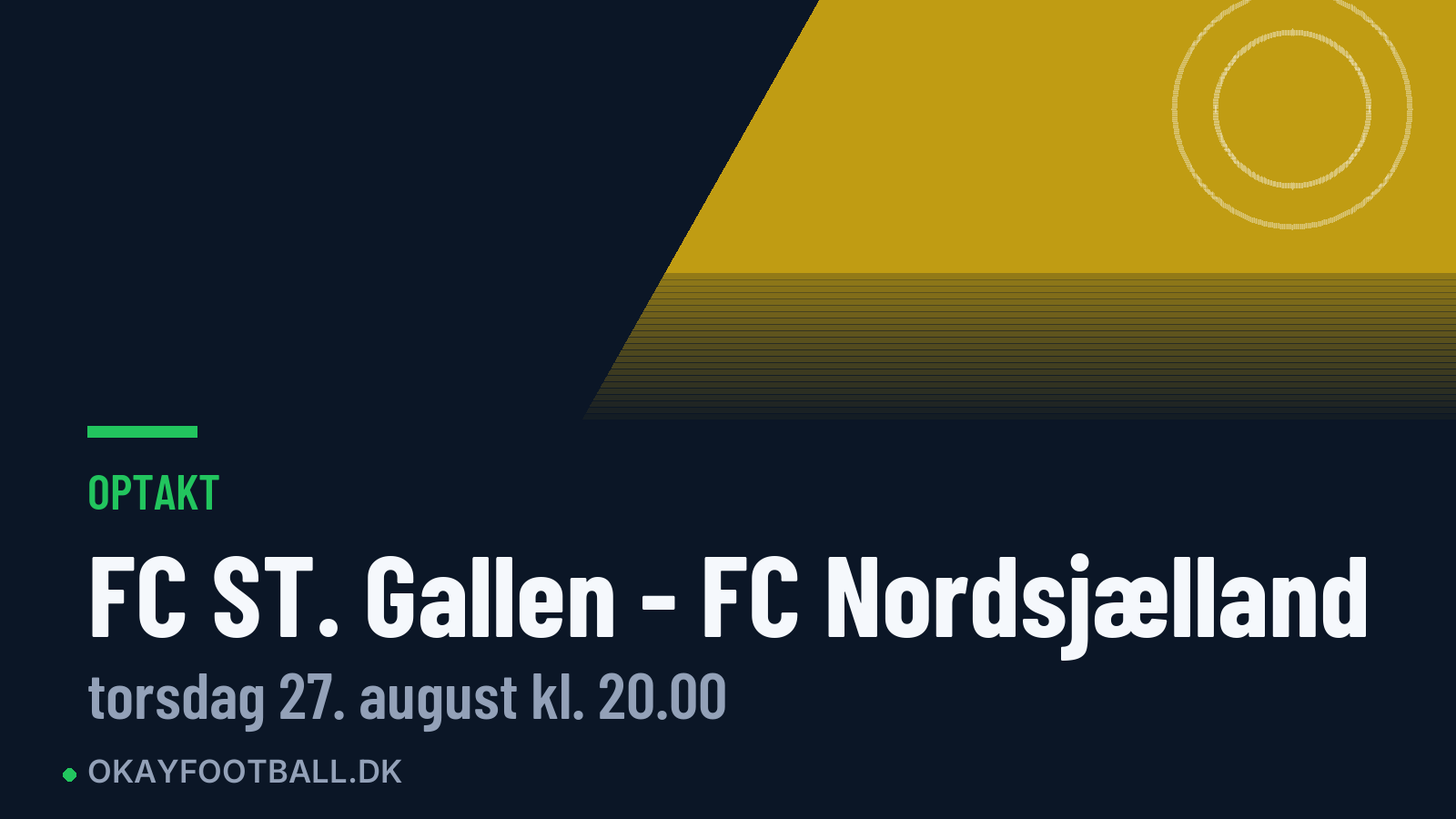 Optakt: FC ST. Gallen mod FC Nordsjælland