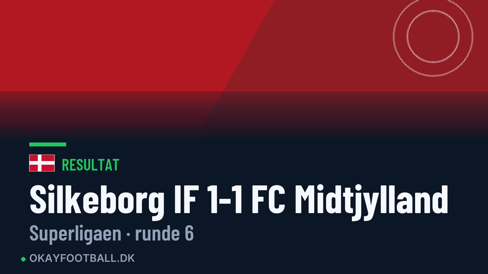 Silkeborg IF 1-1 FC Midtjylland