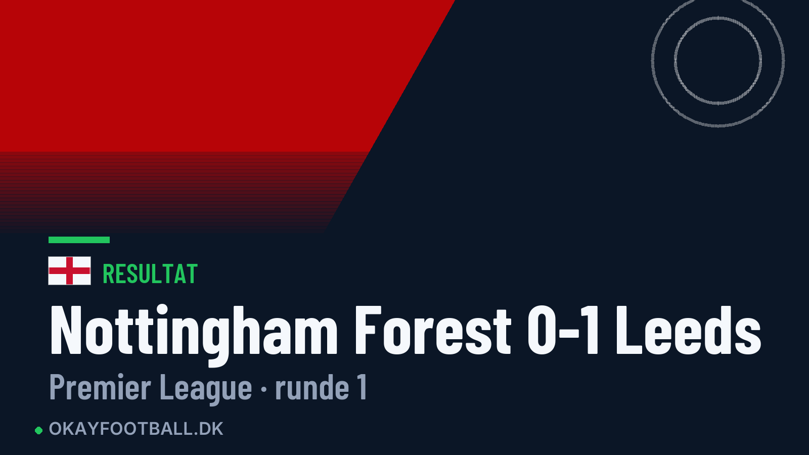 Nottingham Forest 0-1 Leeds