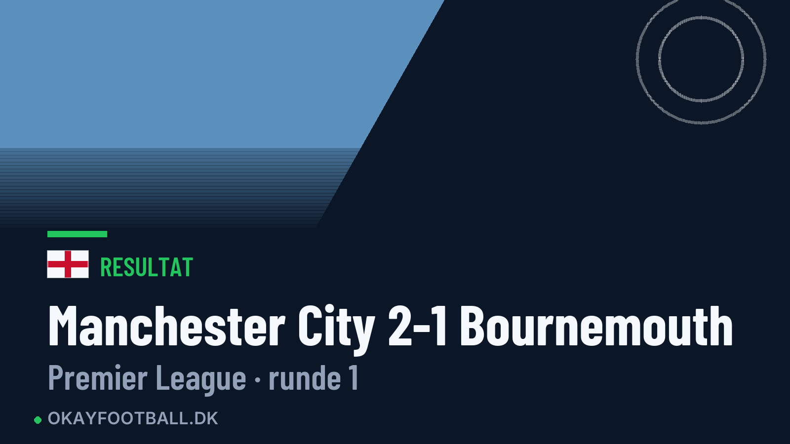 Manchester City 2-1 Bournemouth