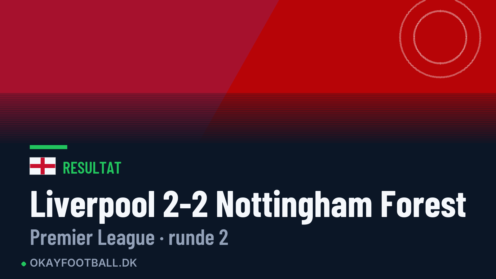 Liverpool 2-2 Nottingham Forest