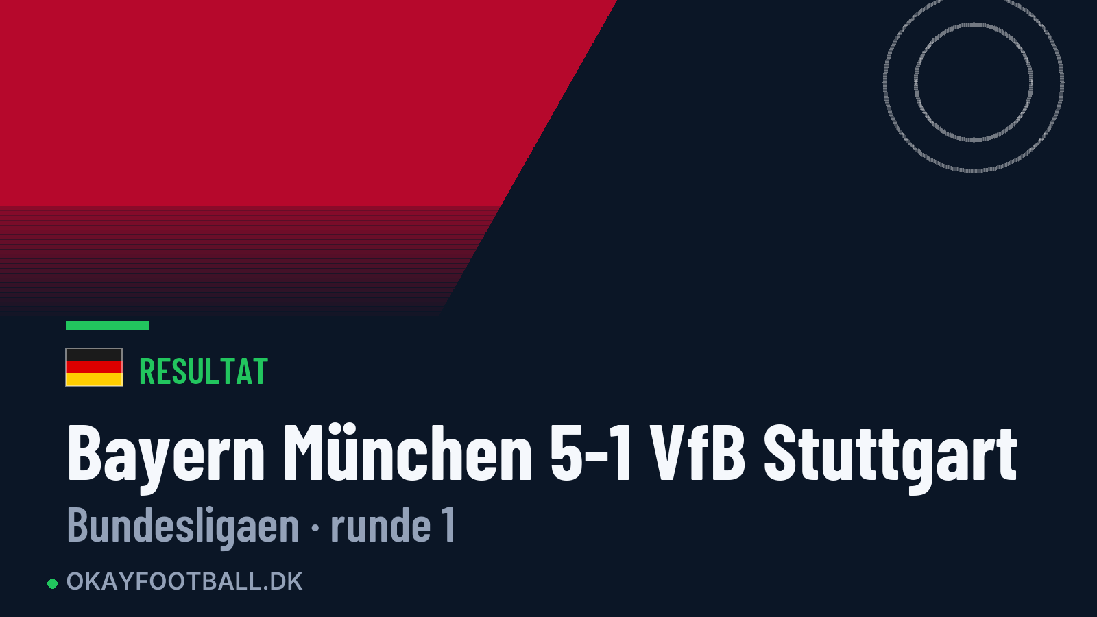 Bayern München 5-1 VfB Stuttgart