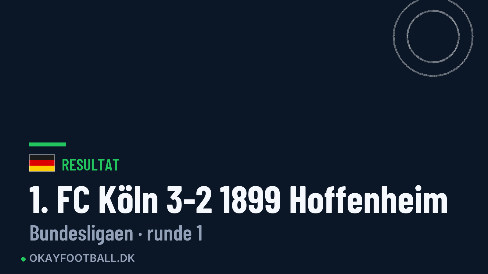 1. FC Köln 3-2 1899 Hoffenheim
