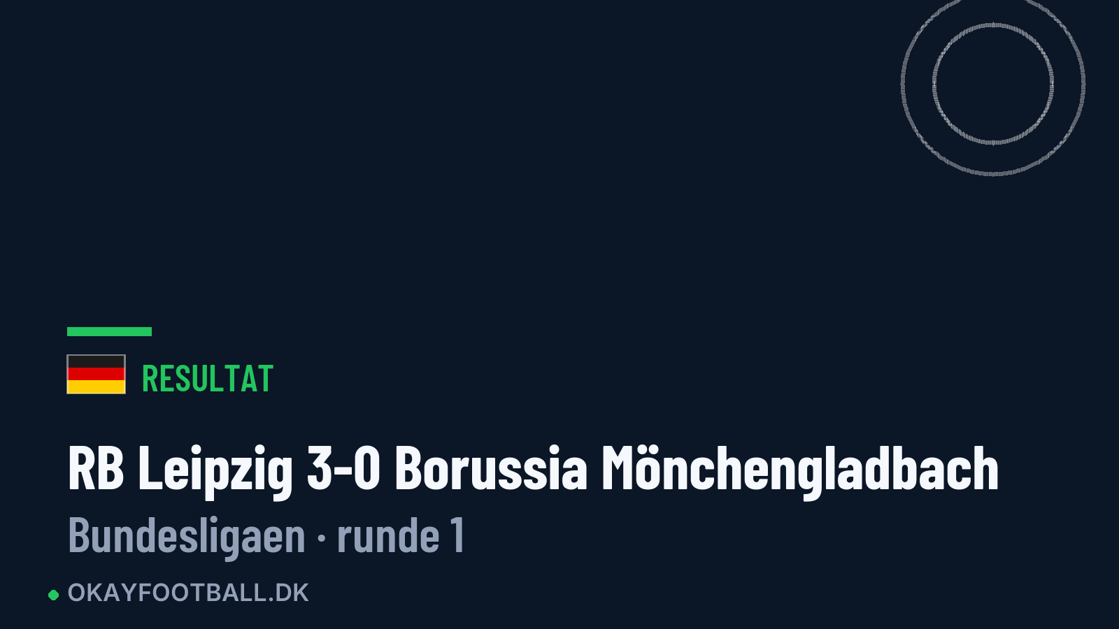 RB Leipzig 3-0 Borussia Mönchengladbach