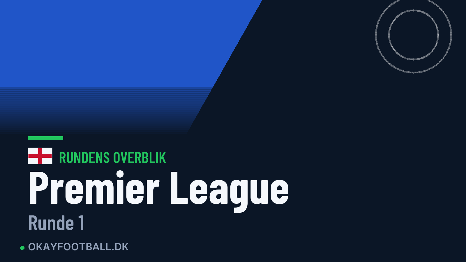 Premier League: rundens overblik, runde 1