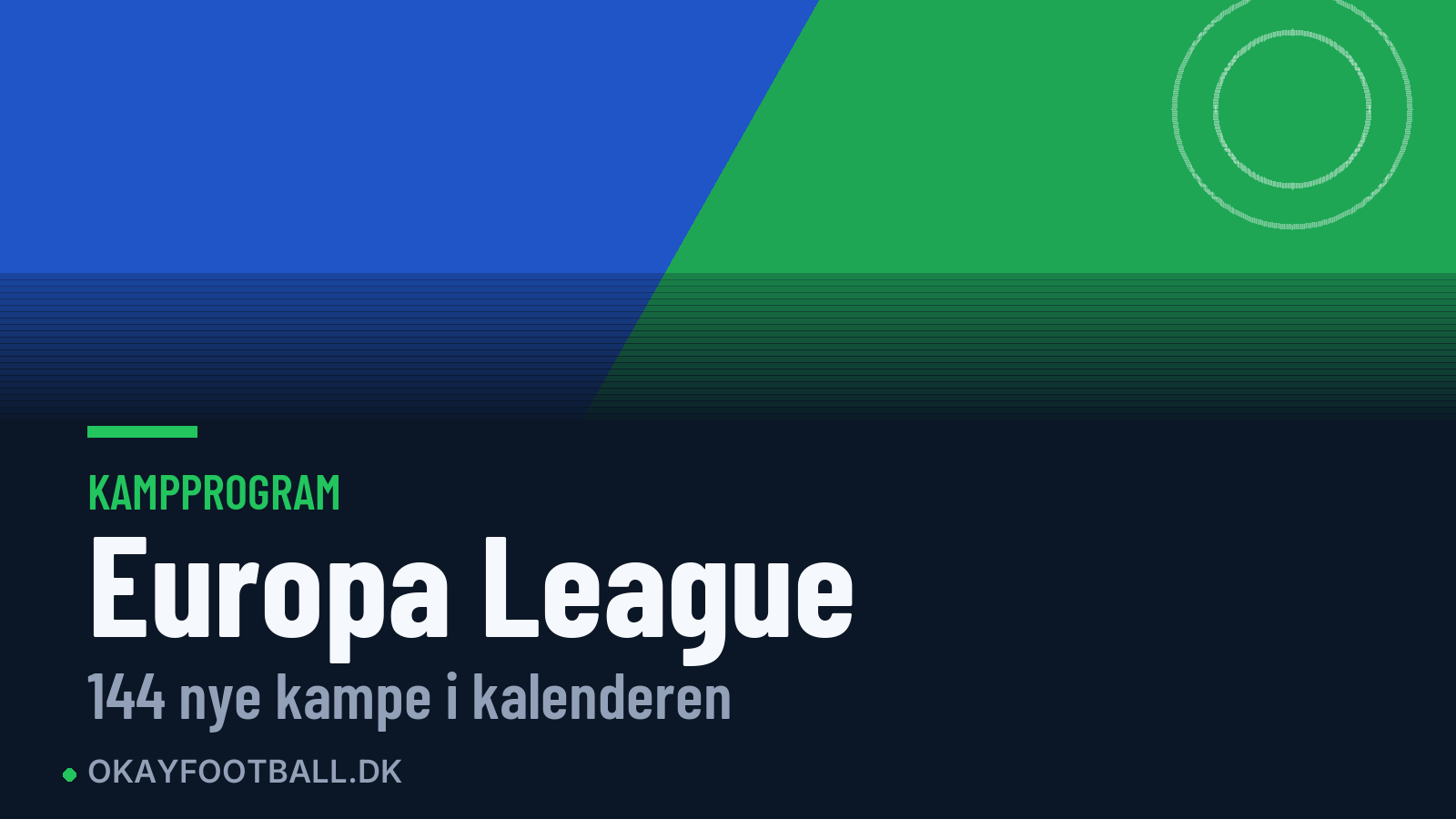 Europa League: nye kampe i programmet