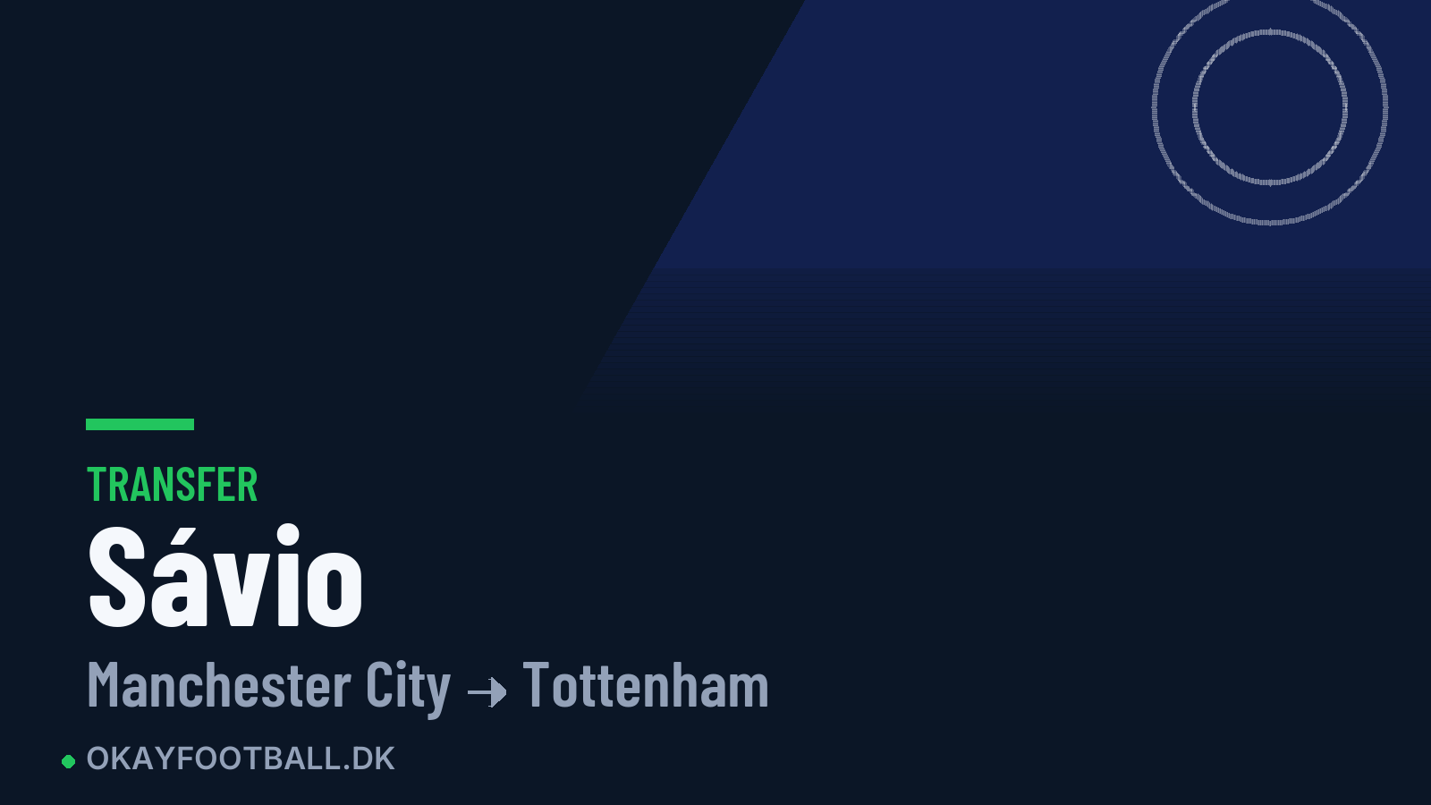Sávio skifter til Tottenham