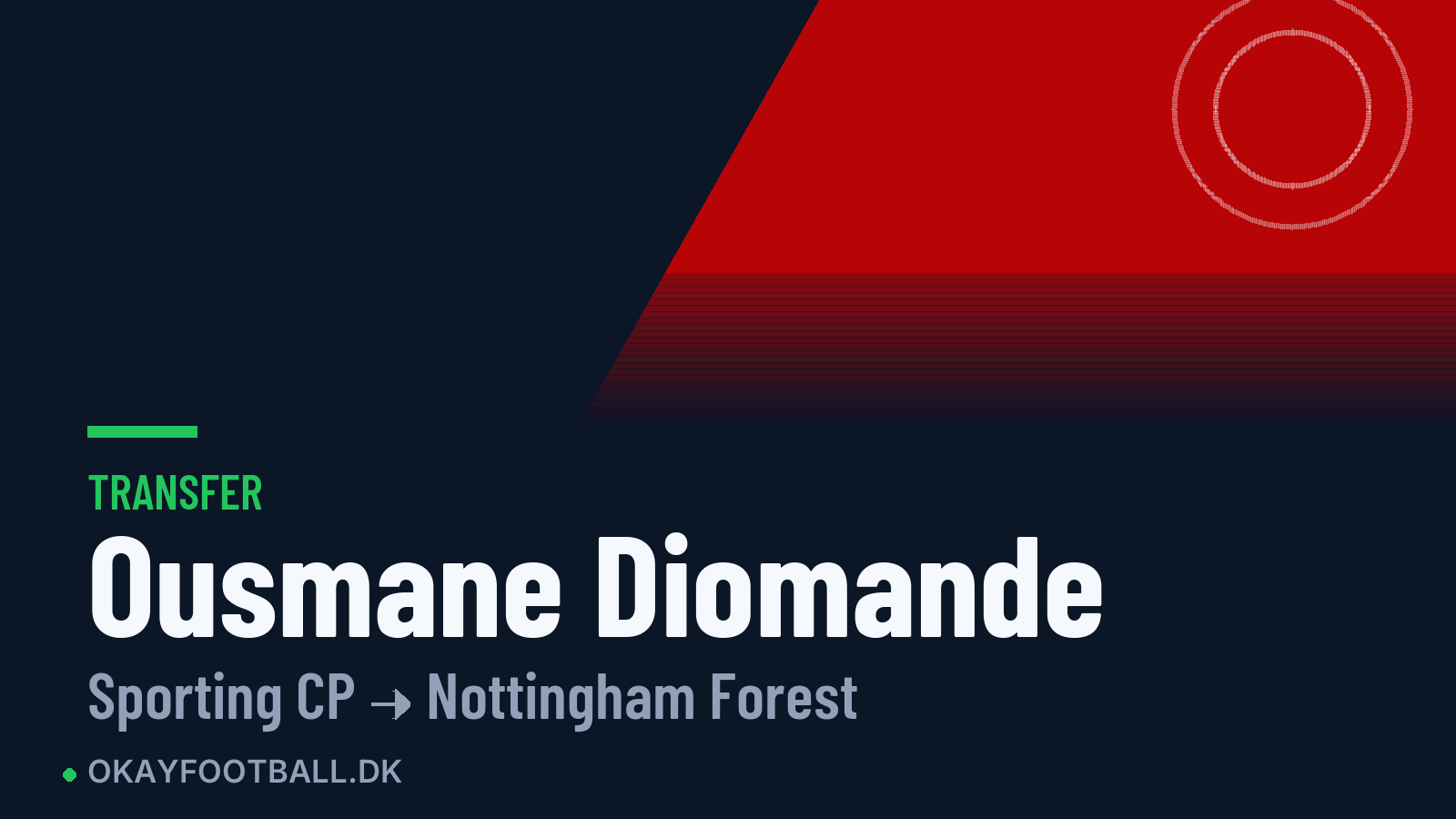 Ousmane Diomande skifter til Nottingham Forest