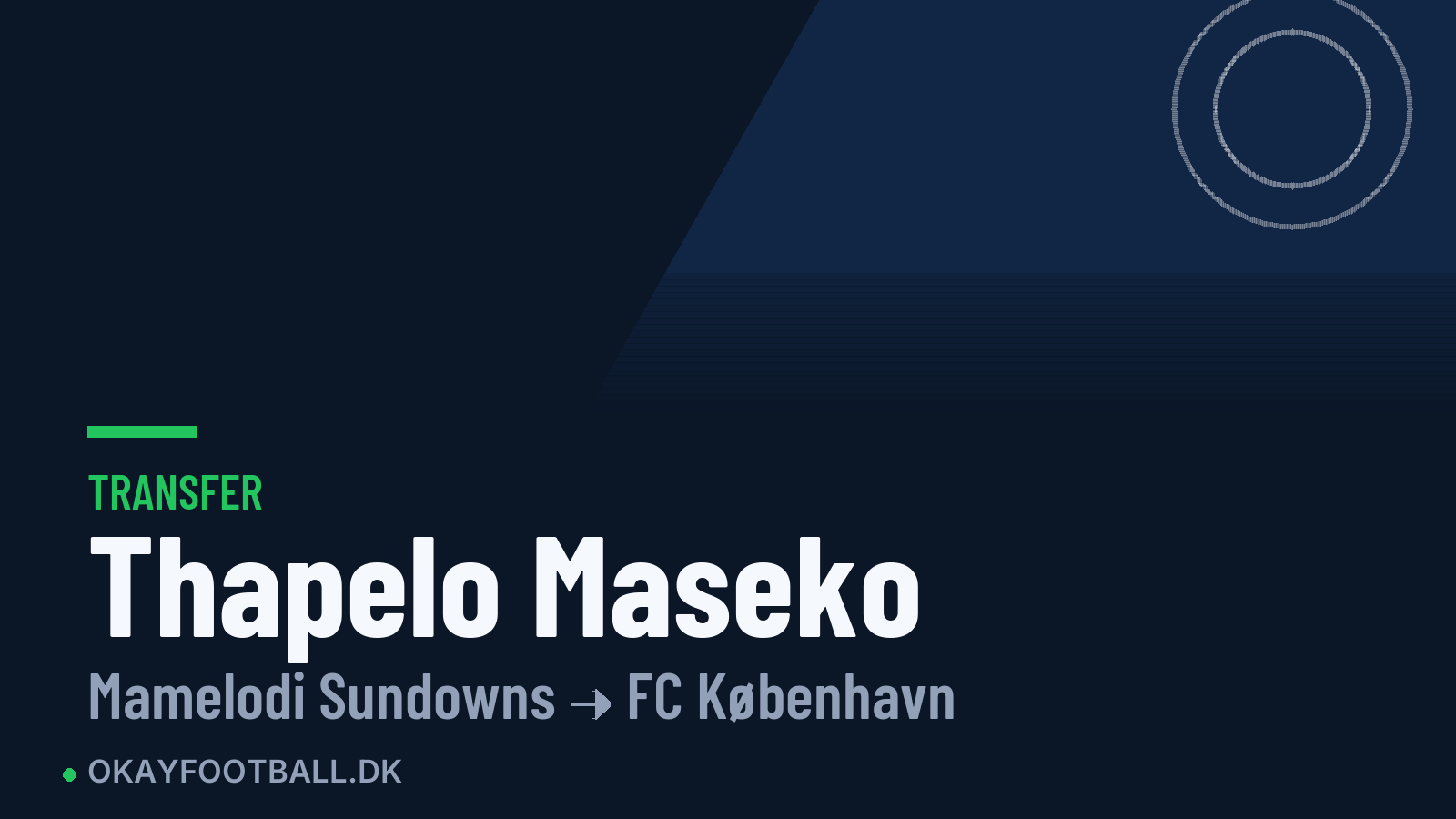 Thapelo Maseko skifter til FC København