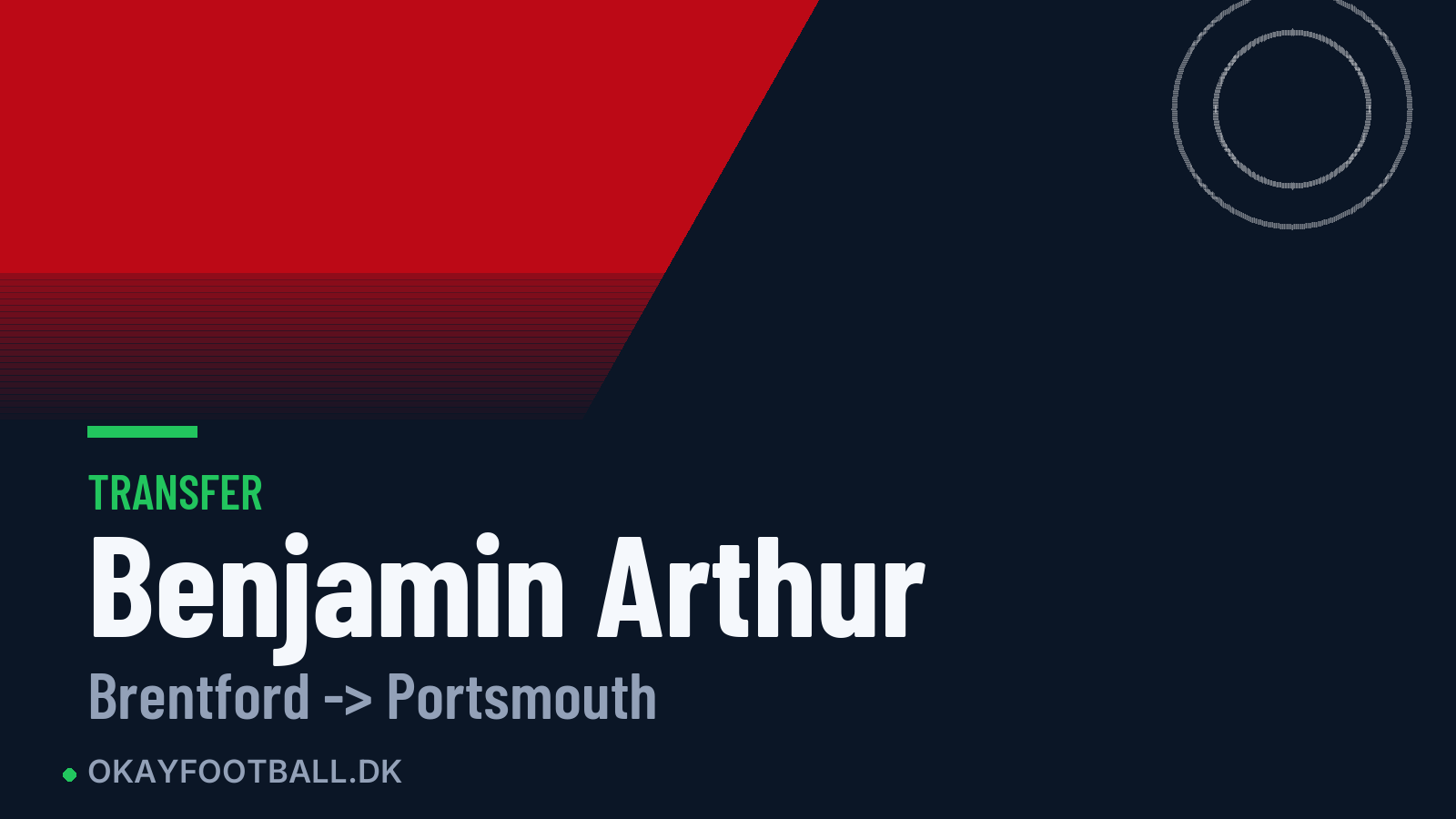 Benjamin Arthur skifter til Portsmouth