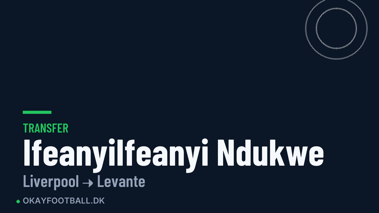 IfeanyiIfeanyi Ndukwe skifter til Levante