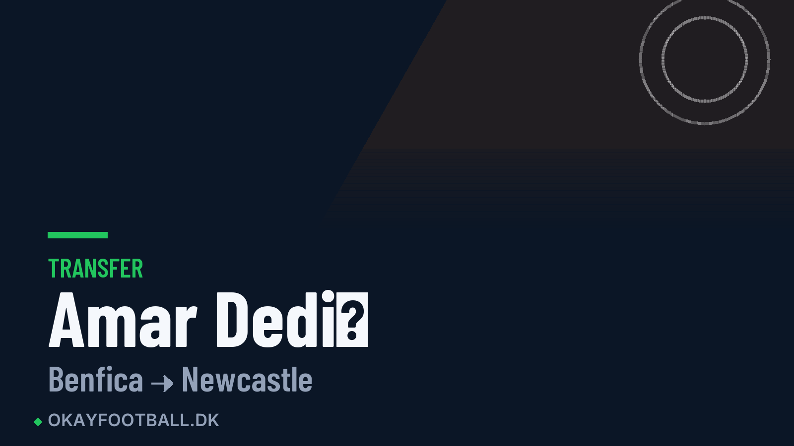 Amar Dedić skifter til Newcastle