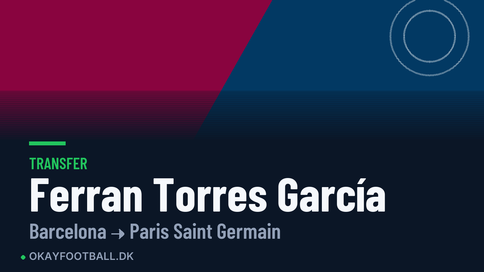 Ferran Torres García skifter til Paris Saint Germain