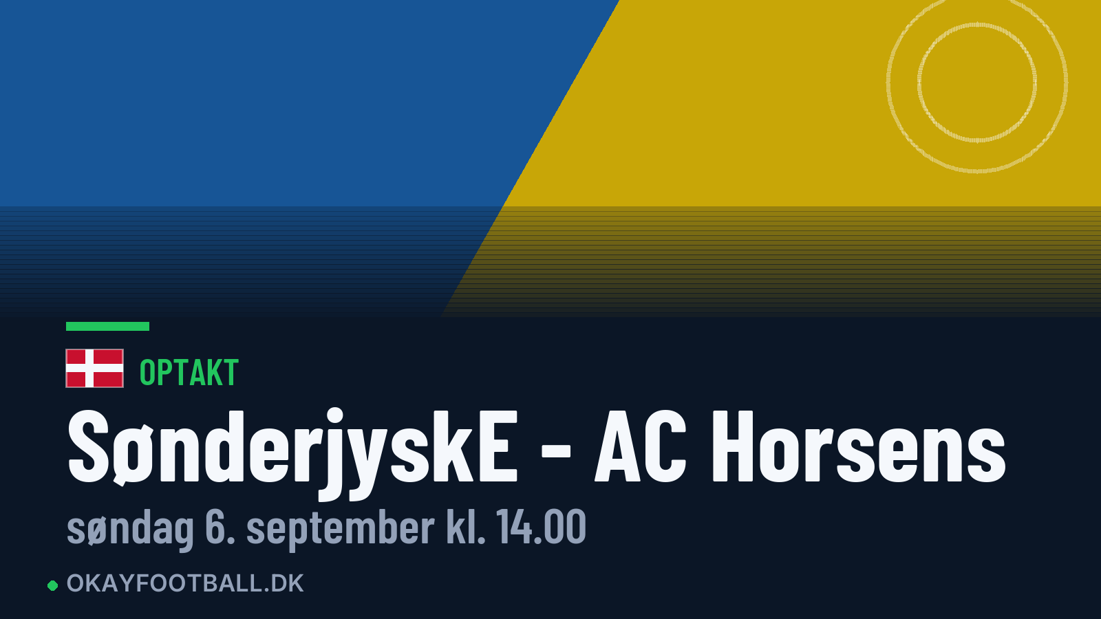 Optakt: SønderjyskE mod AC Horsens