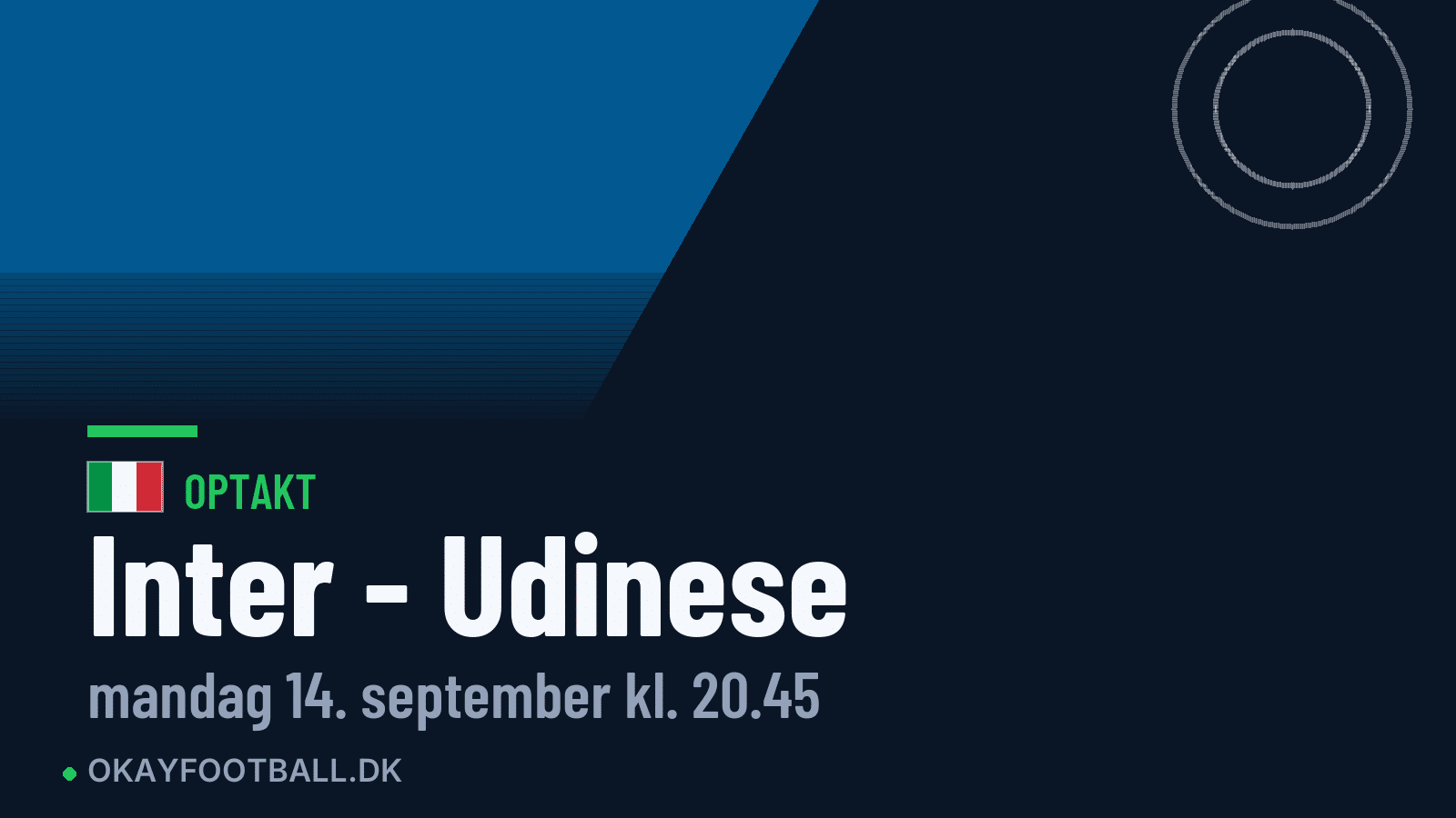 Optakt: Inter mod Udinese