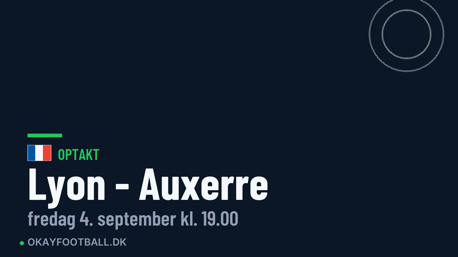 Optakt: Lyon mod Auxerre