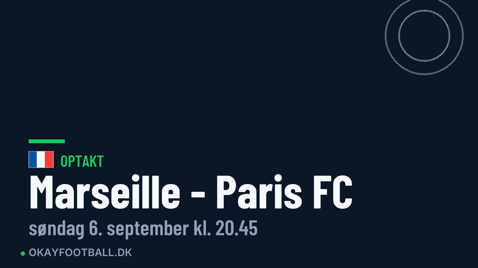 Optakt: Marseille mod Paris FC