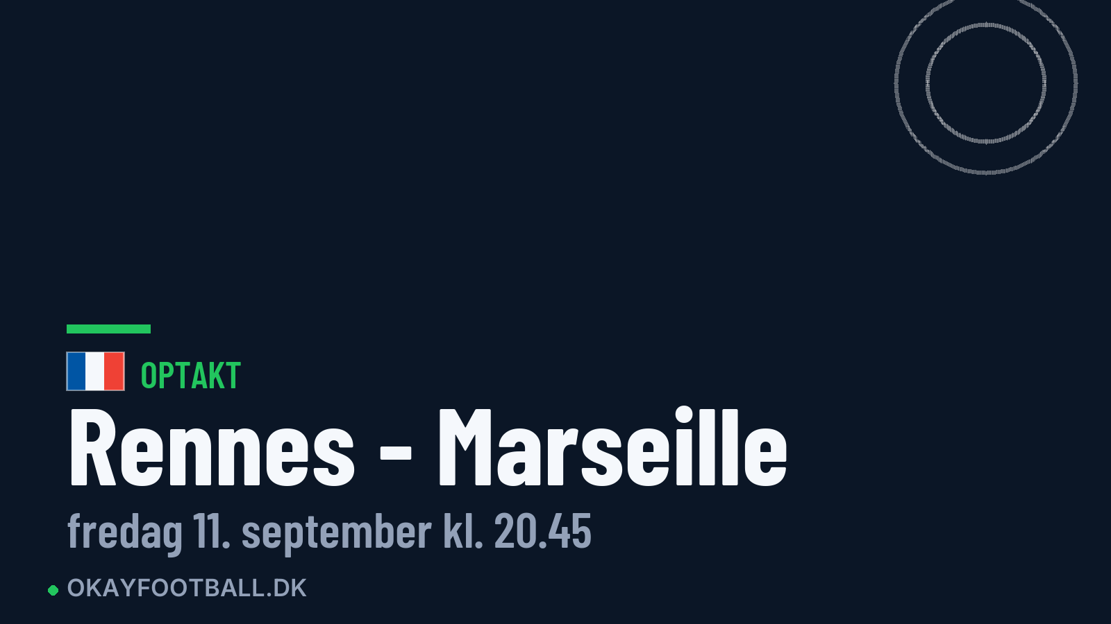Optakt: Rennes mod Marseille