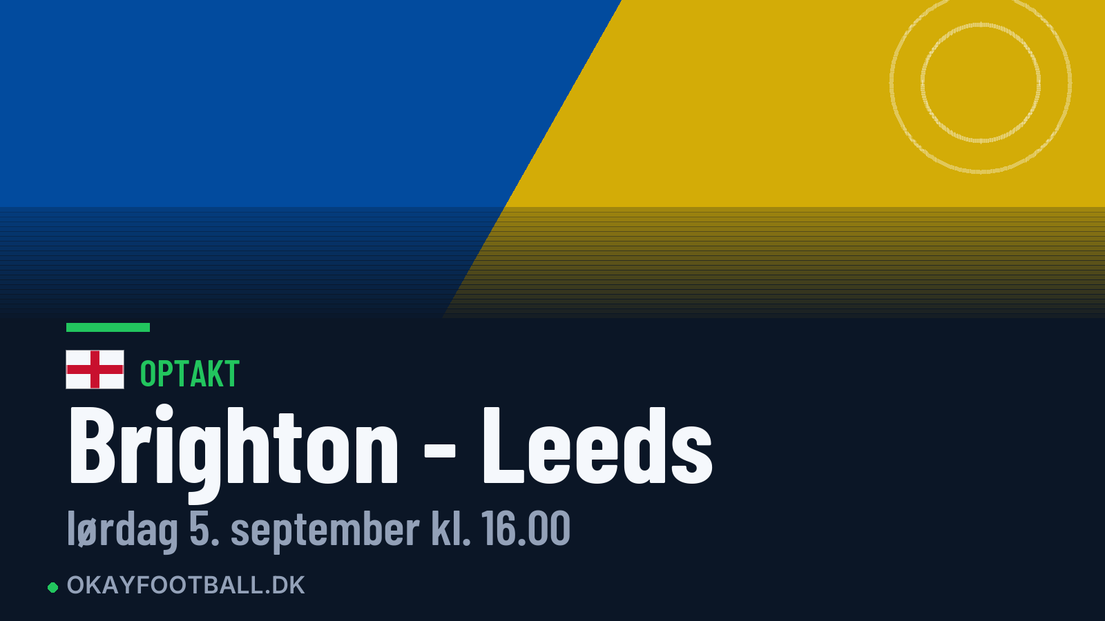 Optakt: Brighton mod Leeds