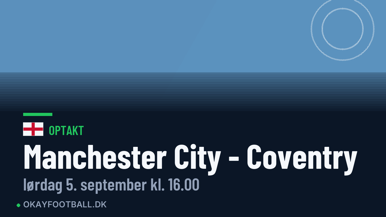 Optakt: Manchester City mod Coventry