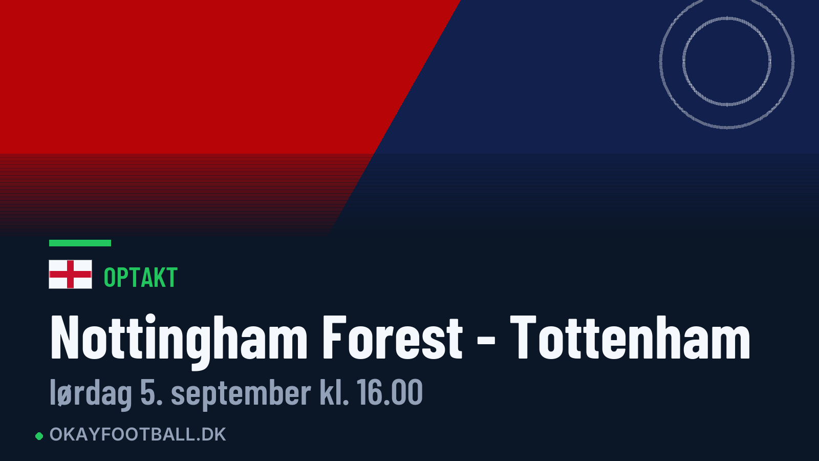 Optakt: Nottingham Forest mod Tottenham