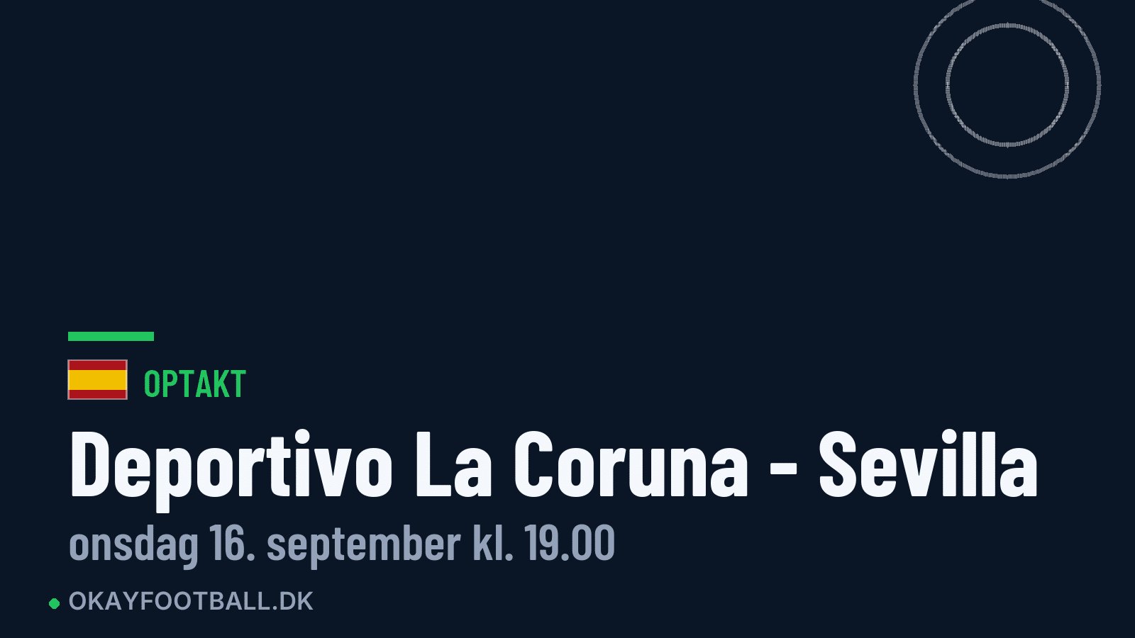 Optakt: Deportivo La Coruna mod Sevilla