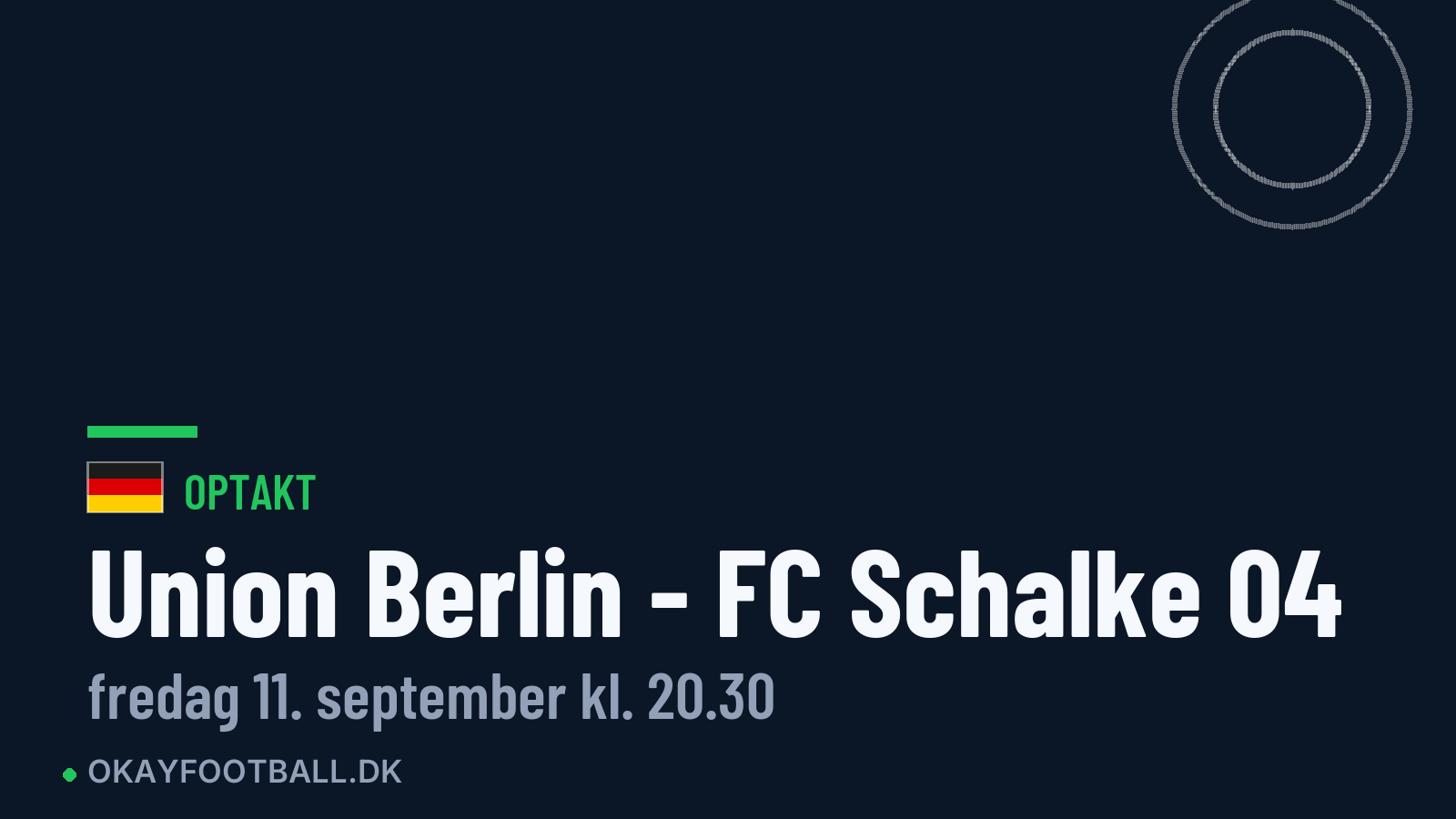 Optakt: Union Berlin mod FC Schalke 04