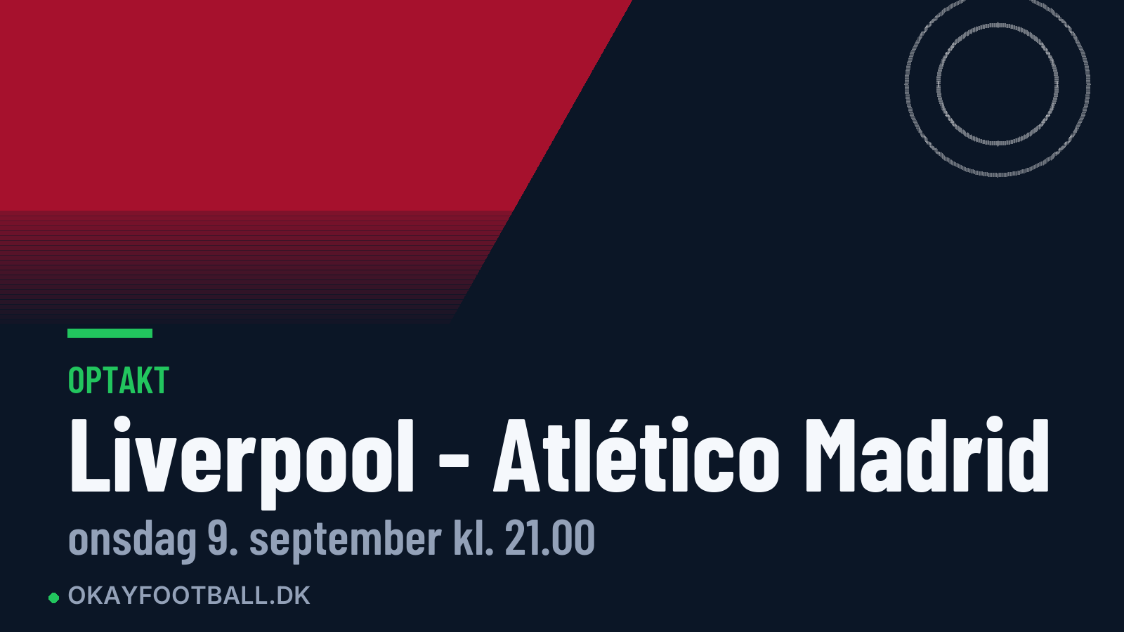 Optakt: Liverpool mod Atlético Madrid