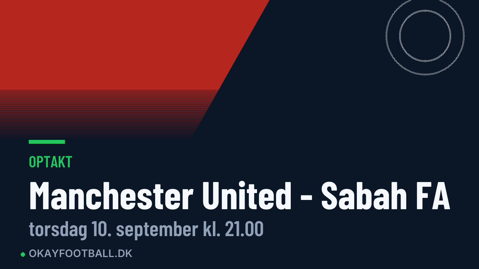 Optakt: Manchester United mod Sabah FA