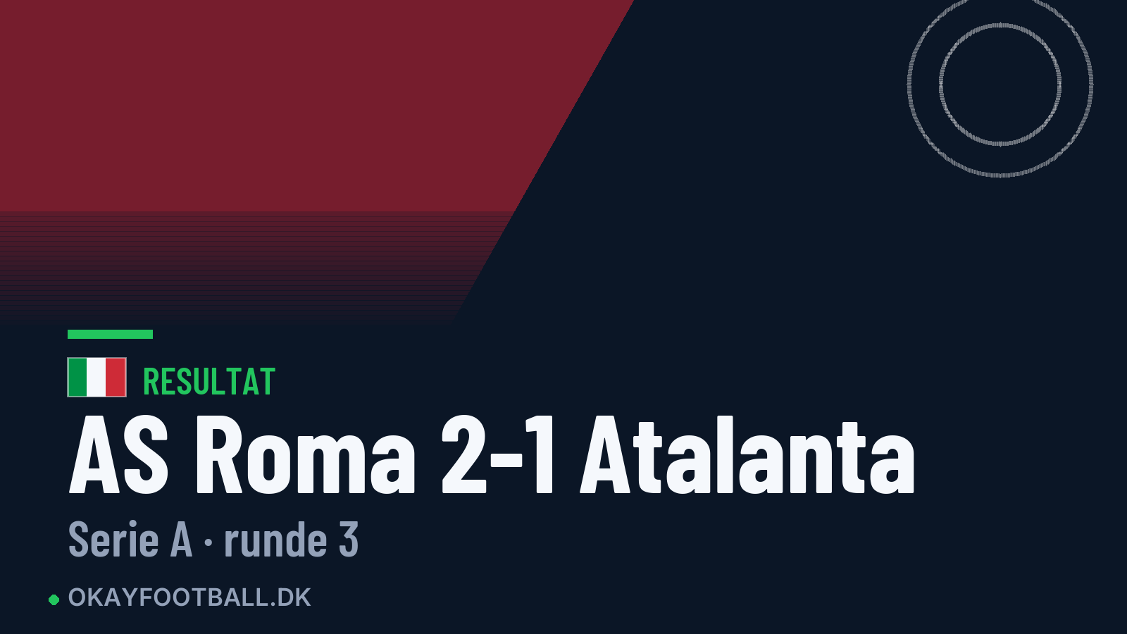 AS Roma 2-1 Atalanta
