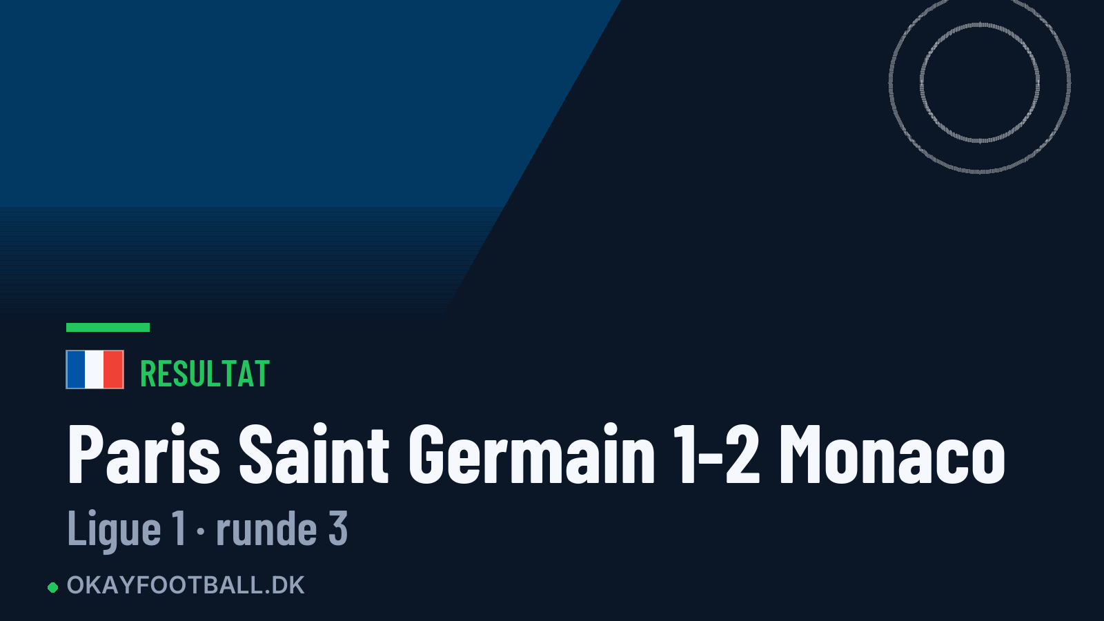 Paris Saint Germain 1-2 Monaco