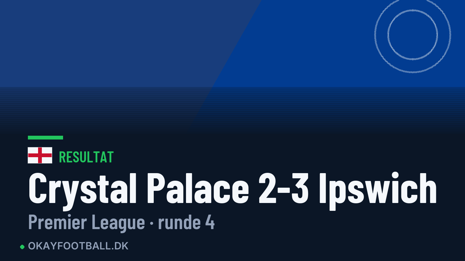 Crystal Palace 2-3 Ipswich