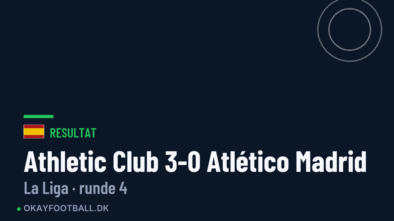 Athletic Club 3-0 Atlético Madrid