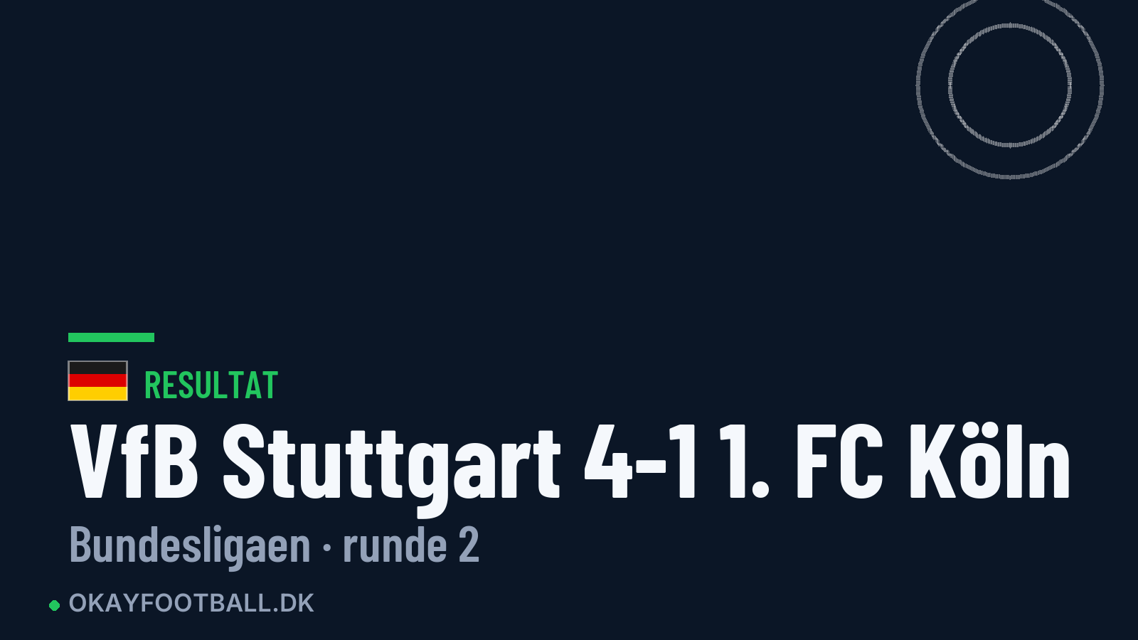 VfB Stuttgart 4-1 1. FC Köln
