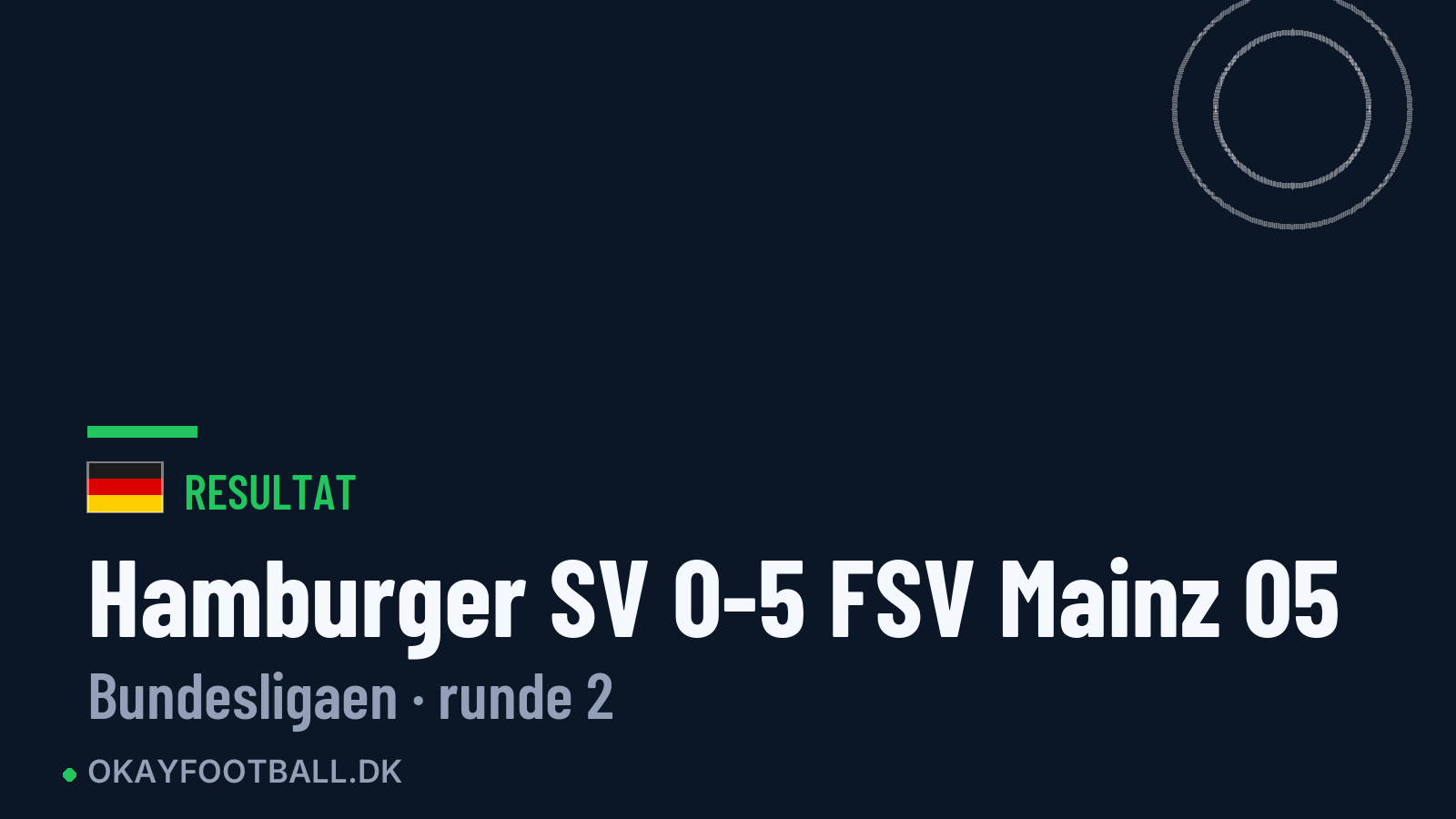 Hamburger SV 0-5 FSV Mainz 05