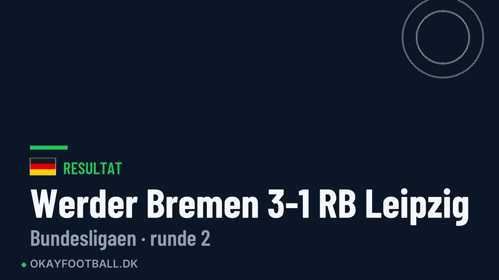 Werder Bremen 3-1 RB Leipzig