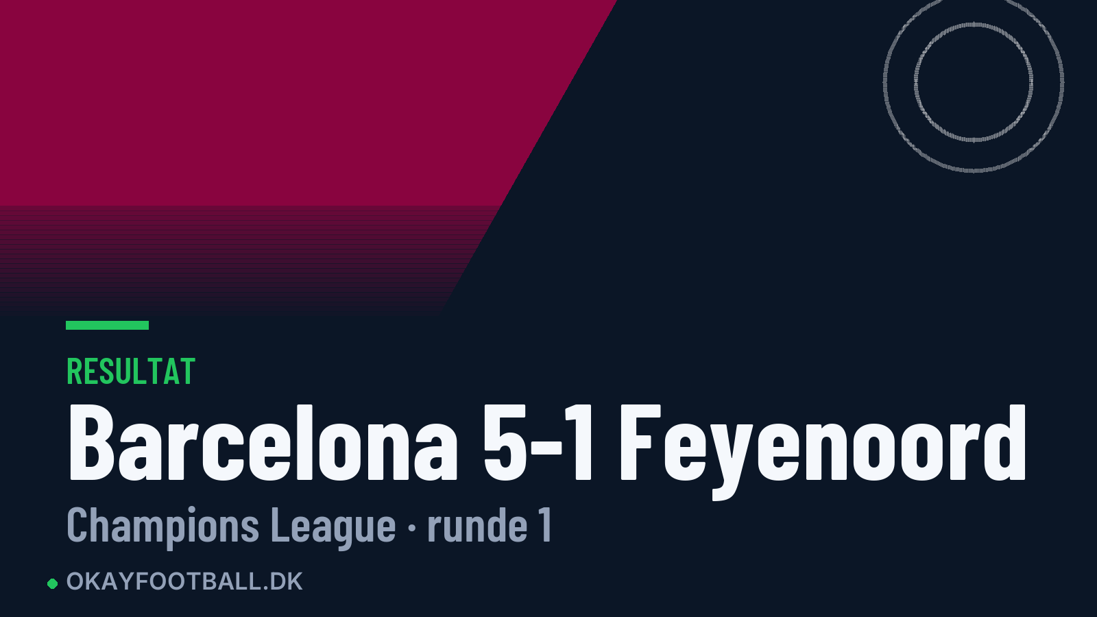 Barcelona 5-1 Feyenoord