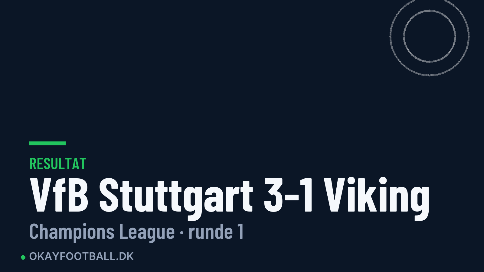 VfB Stuttgart 3-1 Viking