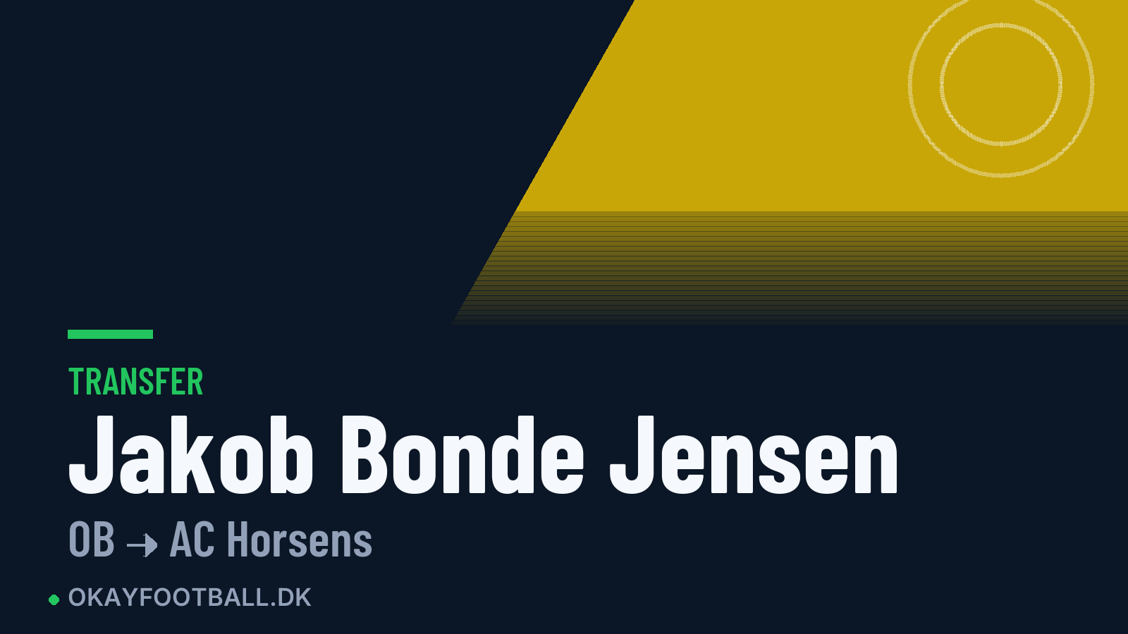 Jakob Bonde Jensen skifter til AC Horsens