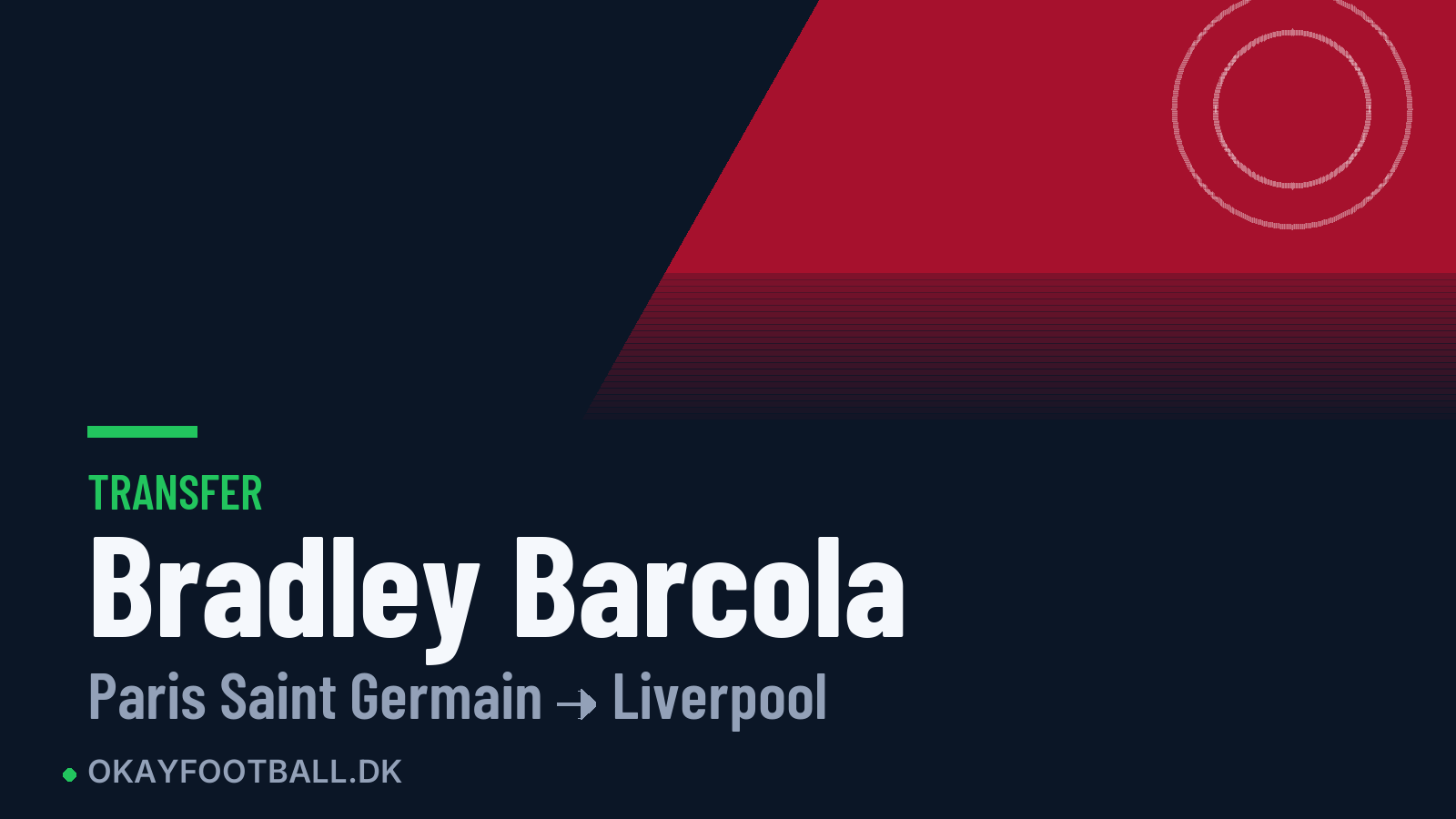 Bradley Barcola skifter til Liverpool