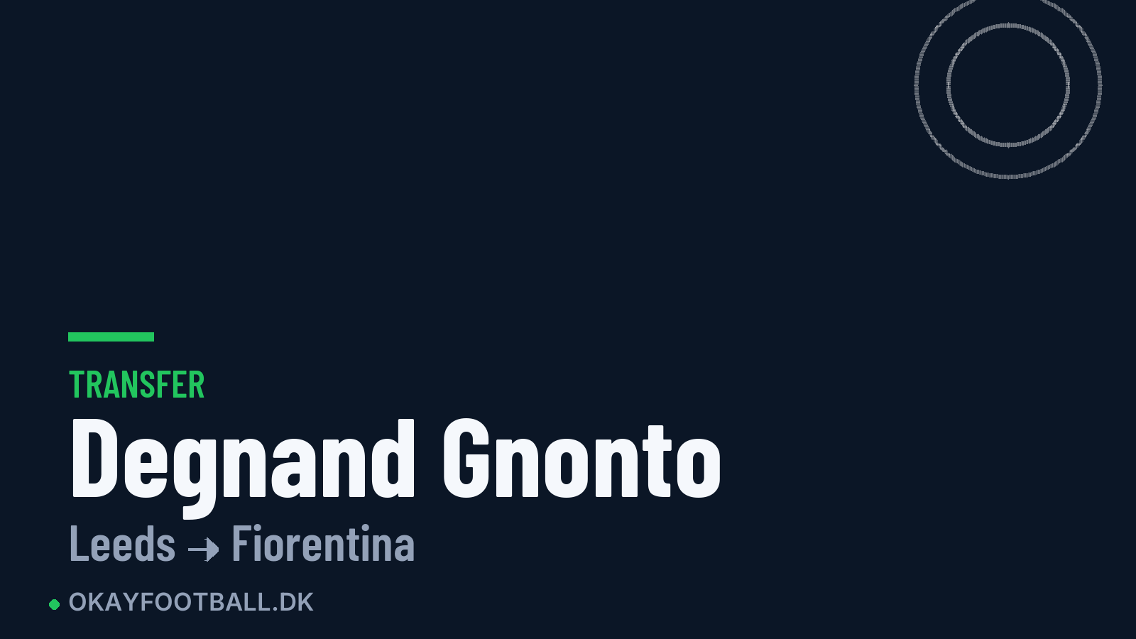 Degnand Gnonto skifter til Fiorentina